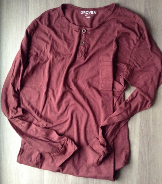 Grover & Friends Men’s Clothing Subscription Review – March 2014 Long Sleeve