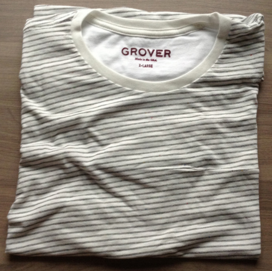 Grover & Friends Men’s Clothing Subscription Review – March 2014 Tee