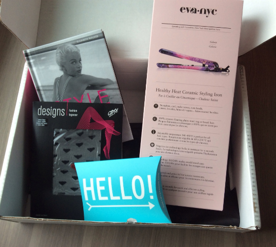Kelly Rowland Fancy Box Subscription Review - Feb 2014 Items