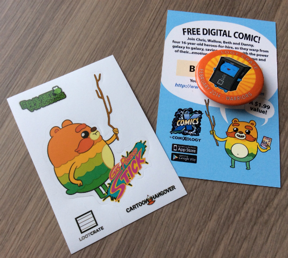 Loot Crate Subscription Box Review & Coupon - Feb 2014 Sticker