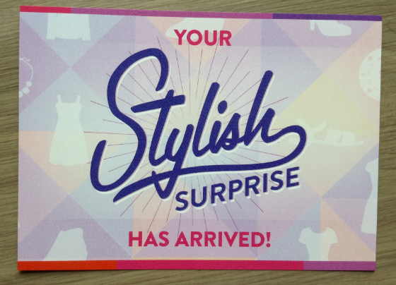 ModCloth Stylish Surprise Box Review Card