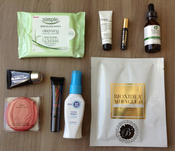 New Beauty Test Tube Subscription Box Review - March 2014 Items