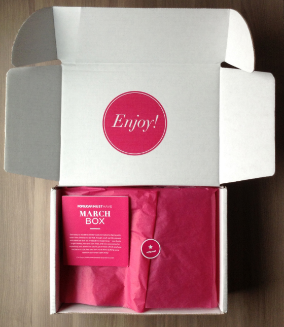 POPSUGAR Must Have Box Review - March 2014 First Look