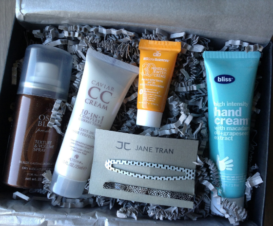 Sample Society Subscription Box Review - March 2014 Items