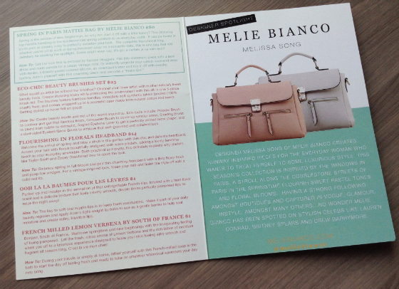 Social Bliss Style Box Review – March 2014 Card