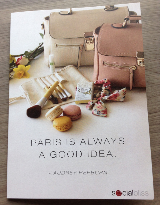 Social Bliss Style Box Review – March 2014 Paris