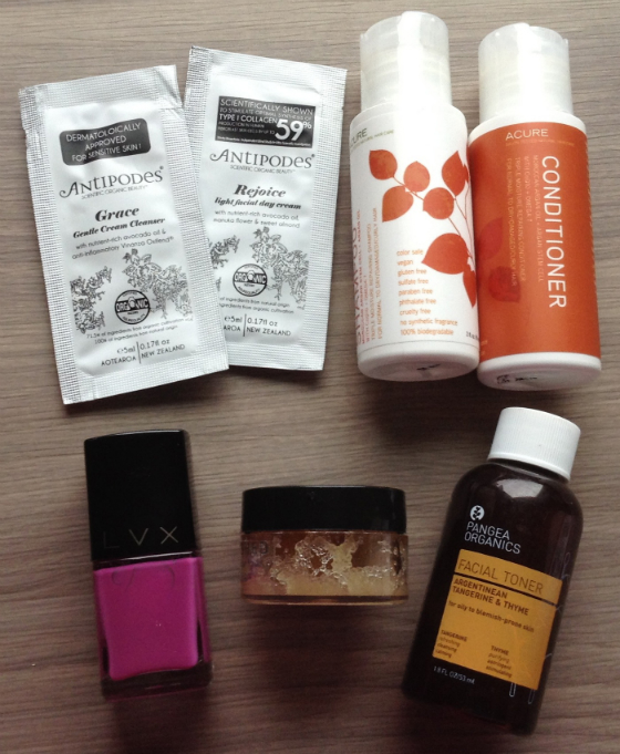 Vegan Cuts Beauty Box Subscription Review - March 2014 Items