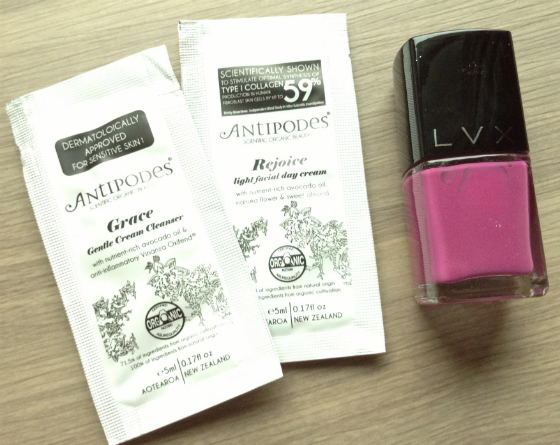 Vegan Cuts Beauty Box Subscription Review - March 2014 Nail Polish