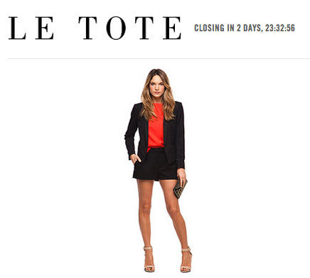 Le Tote Subscriptions on Sale