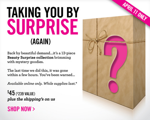 Bare Minerals Mystery Box Available Now!