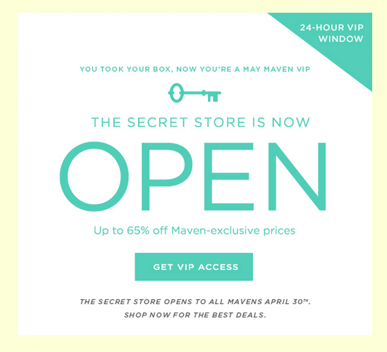 The May Julep Secret Store is Open!