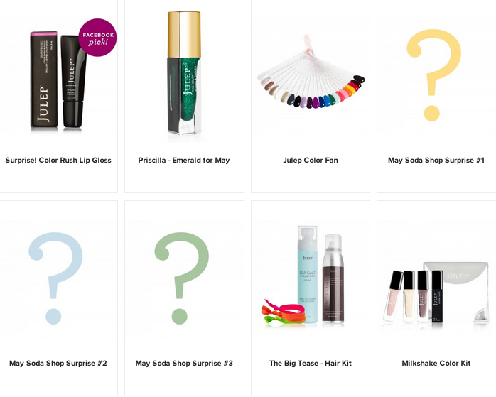 The May Julep Secret Store is now Open! Options