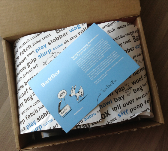 Barkbox Review & Coupon Code - April 2014 Box