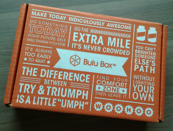 Bulu Box Weight Loss Subscription Review & Coupon - April 2014