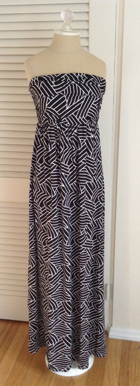 Golden Tote Review - April 2014 Strapless Maxi