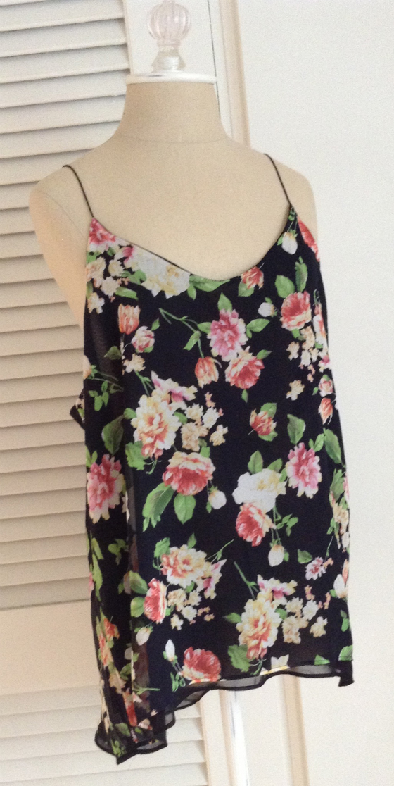 Golden Tote Review - April 2014 Floral Top