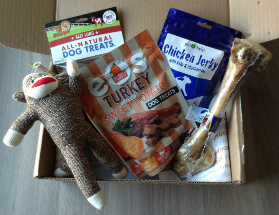 Happy Dog Box Review & 50% Off Coupon - April 2014 Items