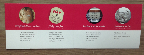 Kelly Rowland Fancy Box Review - April 2014 Card