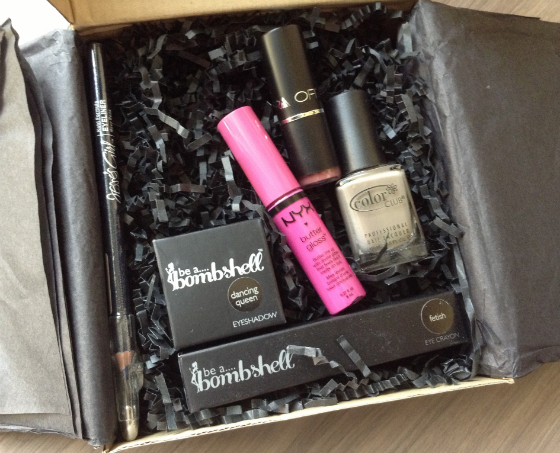 Lip Factory Makeup Subscription Box Review - April 2014 Items