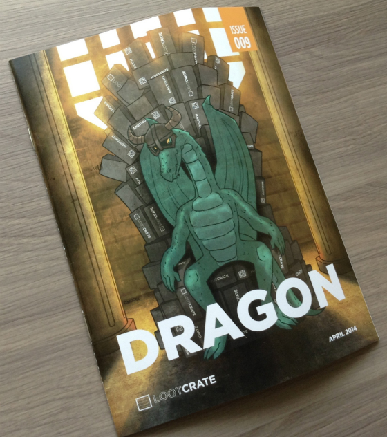 Loot Crate Subscription Box Review & Coupon - April 2014 Dragons