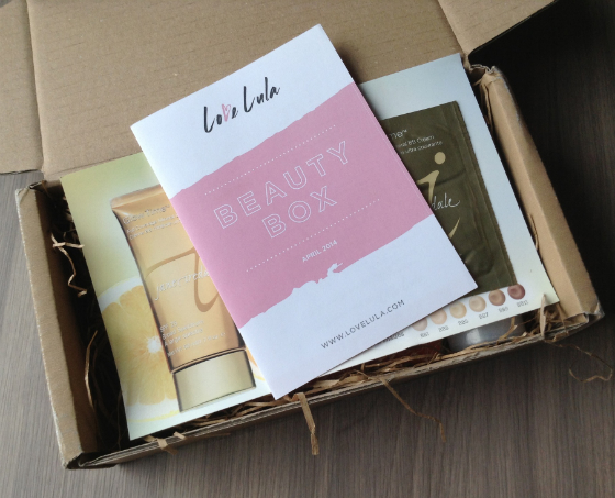 Love Lula Beauty Box Review - April 2014 