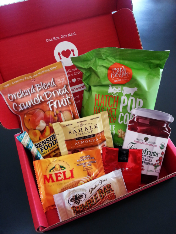 Love With Food Subscription Box Review - April 2014 Items