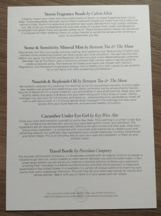  Monthly Express Subscription Box Review - March 2014 Info