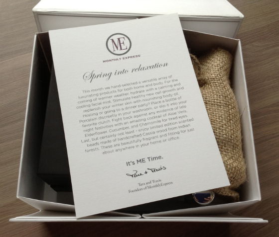  Monthly Express Subscription Box Review - March 2014 First Look