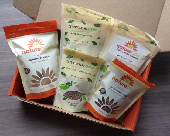 Nature Box Review & 50% Coupon Code - May 2014 Items