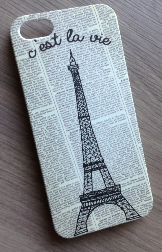 Phone Case of the Month Club Review - April 2014 Paris