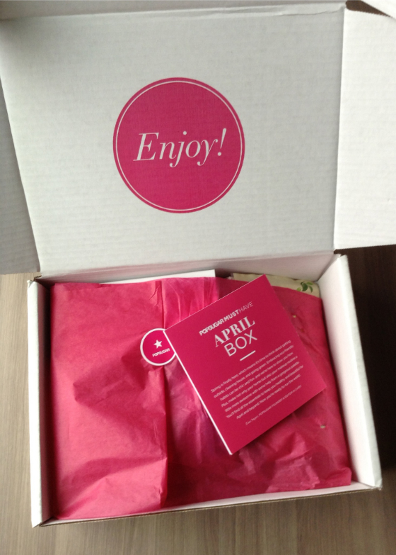 POPSUGAR Must Have Review - April 2014 Box