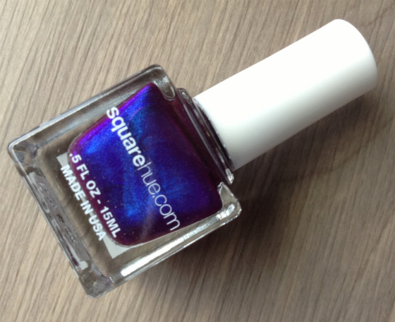 Square Hue Nail Polish Subscription Box Review - April 2014 Purple