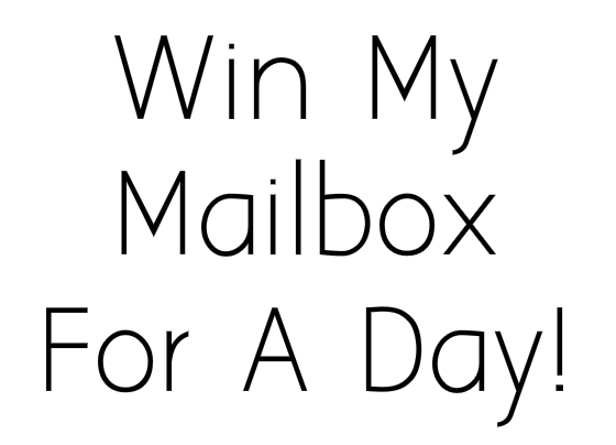 Win My Mailbox!