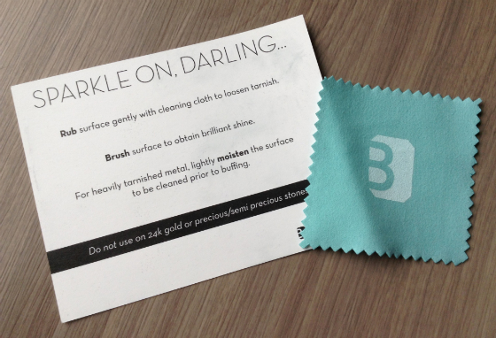 Your Bijoux Box Jewelry Subscription Review - April 2014 Cleaning