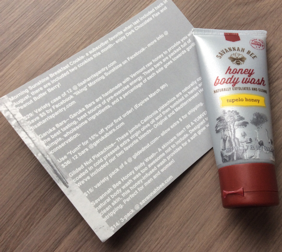 Yumvelope Food & Snack Subscription Box Review Honey