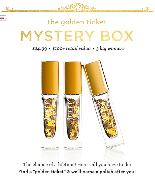 Julep Golden Ticket Mystery Box Time! & Free Polish Coupon!