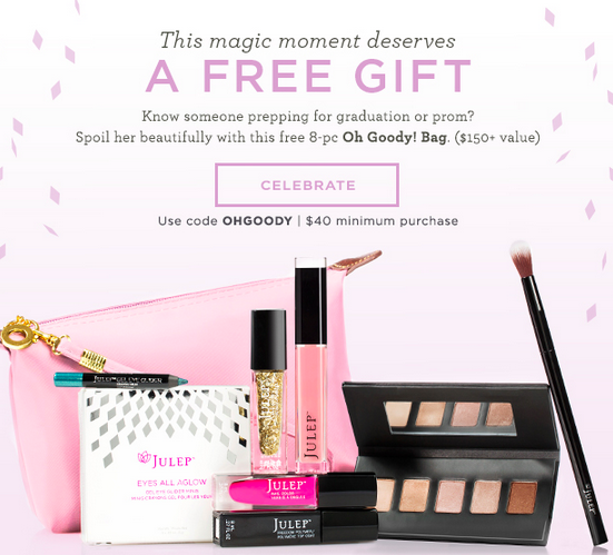Julep $150 Beauty Gift Free with $40 Purchase!