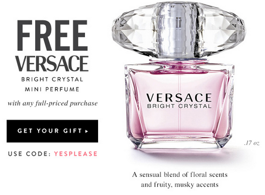 New JewelMint Coupon Code – Free Versace Mini Perfume