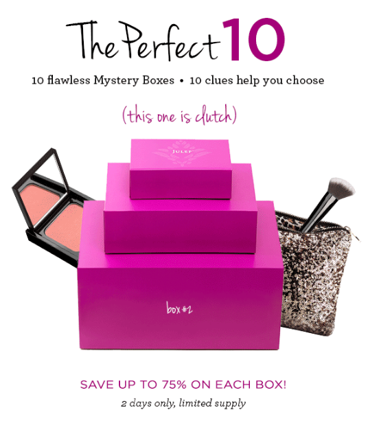 Julep Memorial Day Mystery Box Game 