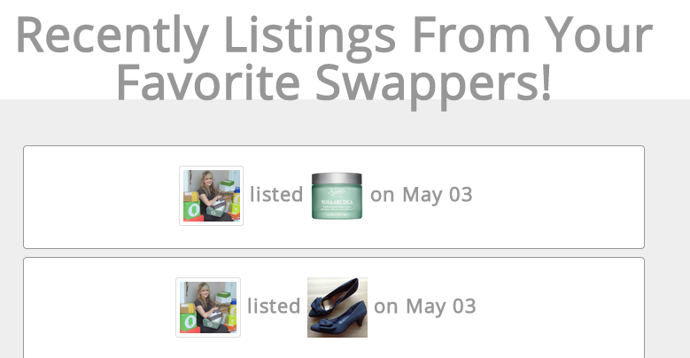 New Swap Site Feature - Follow Your Favorite Swappers!