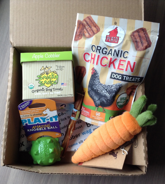 BarkBox Subscription Box Review & Coupon - May 2014 Items