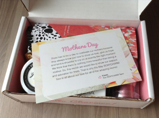 BoxyCharm Beauty Subscription Box Review - May 2014 Mother's Day