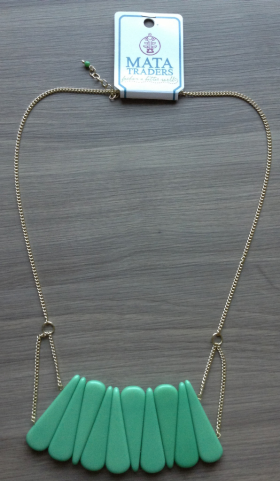 Fair Treasure Subscription Box Review - April 2014 Necklace