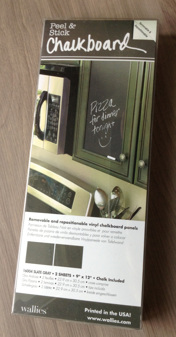 Fancy Box Subscription Review - April 2014 Chalkboard