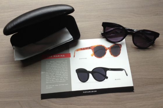 Five Four Club Subscription Review & $15 Coupon Code - May 2014 Sunglasses