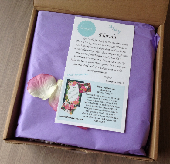 Hammock Pack Subscription Box Review - May 