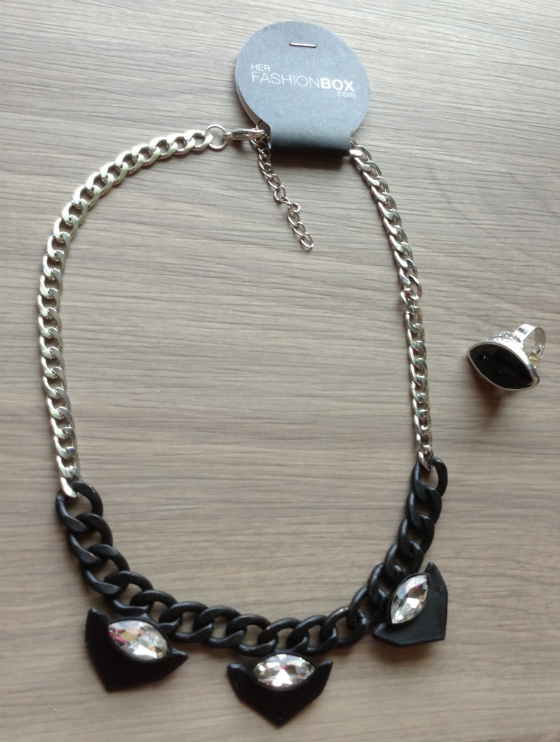 Her Fashion Box Subscription Review - March 2014 Necklace