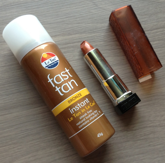 Her Fashion Box Subscription Review - March 2014 Fast Tan