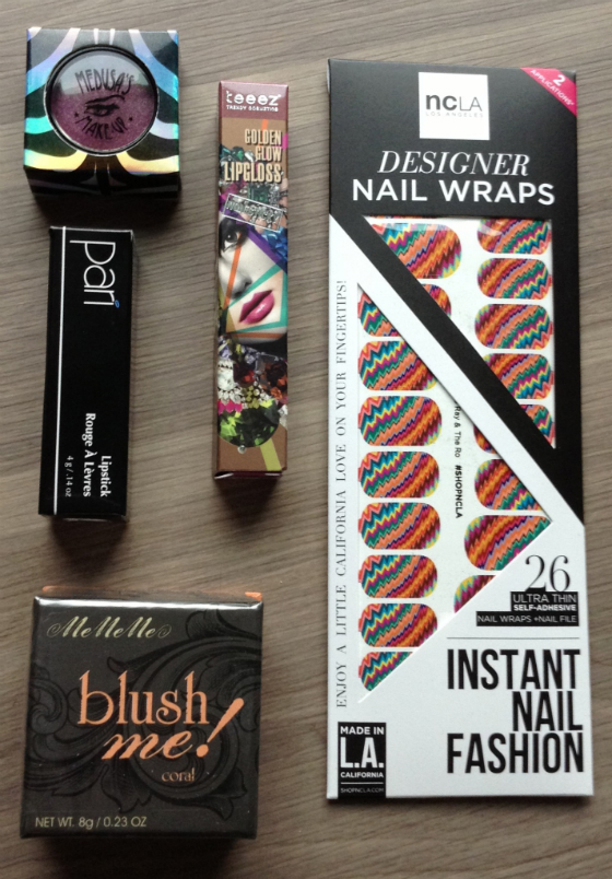 Lip Factory Makeup Subscription Box Review - May 2014 Items