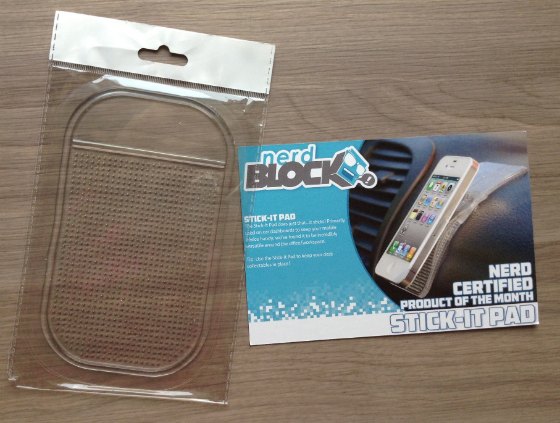 Nerd Block Subscription Box Review - May 2014 Stick It
